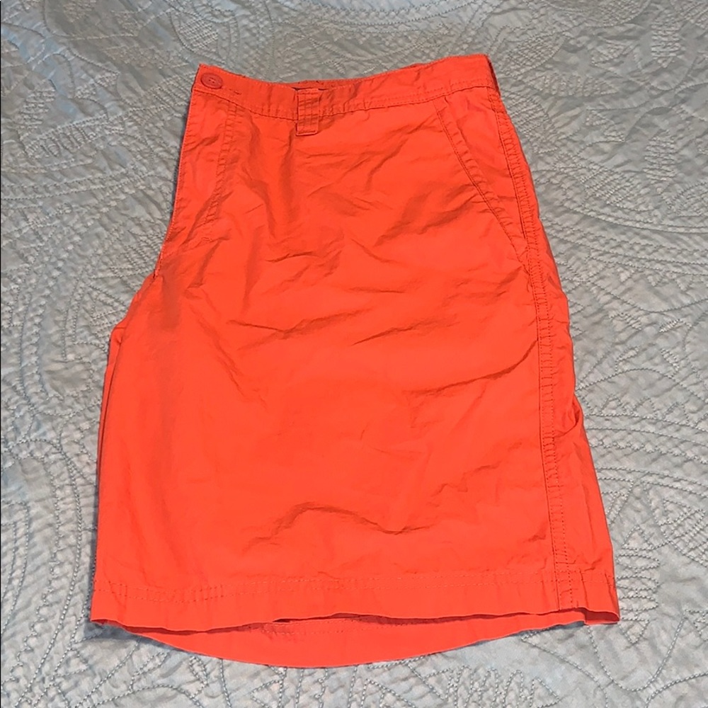 Men's Orange Columbia Shorts